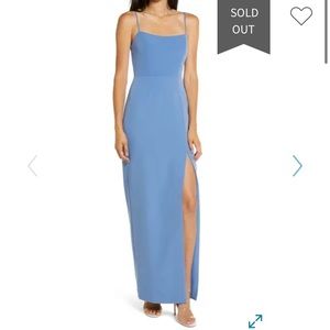 WAYF The Lettie Column Gown